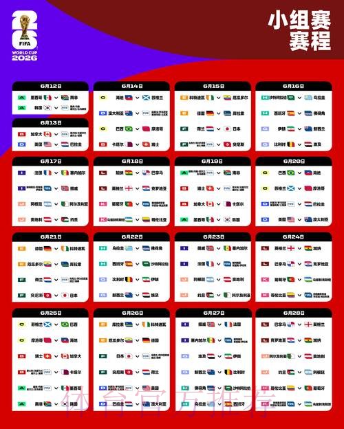 2026世界杯阿根廷内马尔比赛时间完整指南 2026世界杯阿根廷内马尔比赛时间完整指南